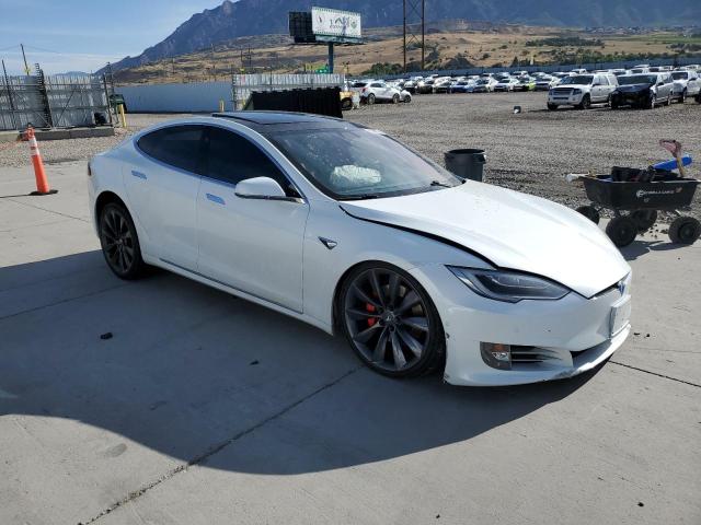 5YJSA1E47JF289825 - 2018 TESLA MODEL S Beyaz fotoğraf 4