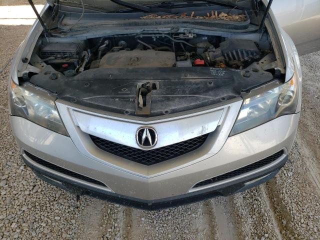 2HNYD2H60BH520350 - 2011 ACURA MDX TECHNOLOGY SILVER photo 12