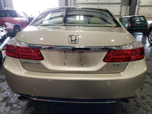 1HGCR3F82EA001946 - 2014 HONDA ACCORD EXL TAN photo 6