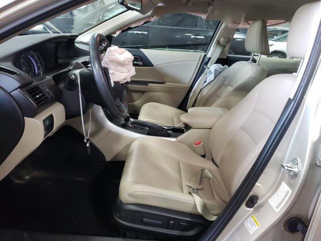 1HGCR3F82EA001946 - 2014 HONDA ACCORD EXL TAN photo 7