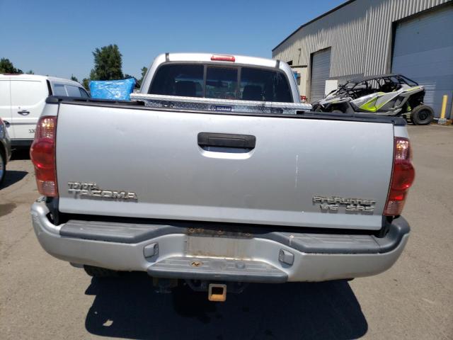 5TETU62N55Z029210 - 2005 TOYOTA TACOMA PRERUNNER ACCESS CAB SILVER photo 6
