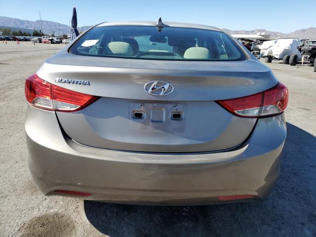 5NPDH4AE7DH236780 - 2013 HYUNDAI ELANTRA GLS BEIGE photo 6