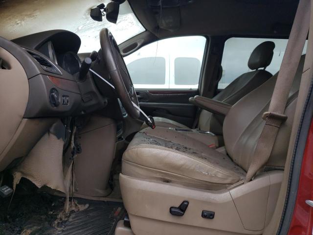 2C4RC1CG5CR252558 - 2012 CHRYSLER TOWN & COU TOURING L RED photo 7