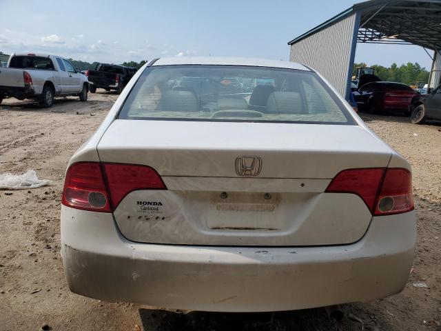 2HGFA16508H326972 - 2008 HONDA CIVIC LX WHITE photo 6