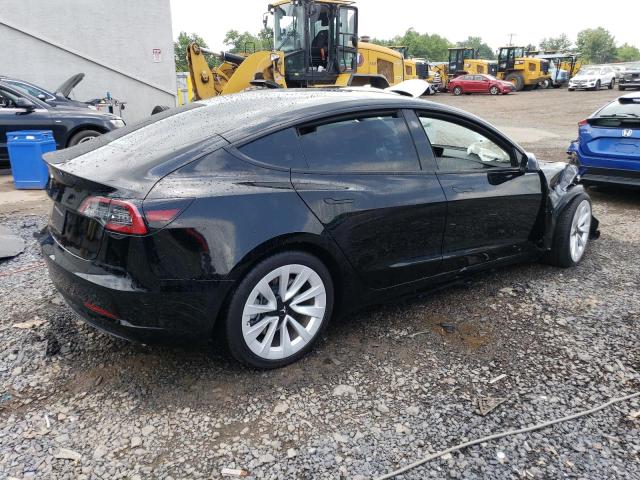 5YJ3E1EA2PF639353 - 2023 TESLA MODEL 3 BLACK photo 3