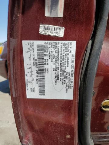 1LNHM81W92Y654309 - 2002 LINCOLN TOWN CAR EXECUTIVE BURGUNDY photo 12