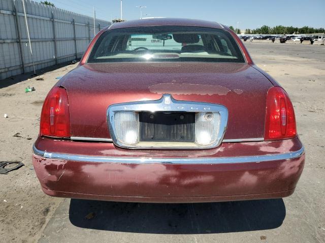 1LNHM81W92Y654309 - 2002 LINCOLN TOWN CAR EXECUTIVE BURGUNDY photo 6