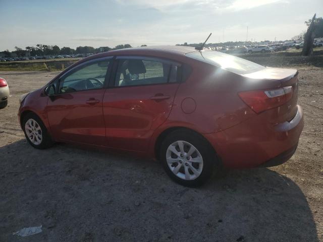 KNADM4A31E6413066 - 2014 KIA RIO LX RED photo 2