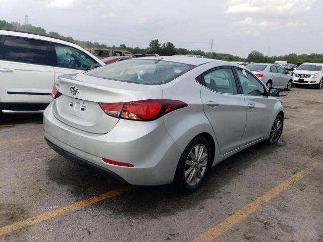 5NPDH4AE4FH599511 - 2015 HYUNDAI ELANTRA SE SILVER photo 3