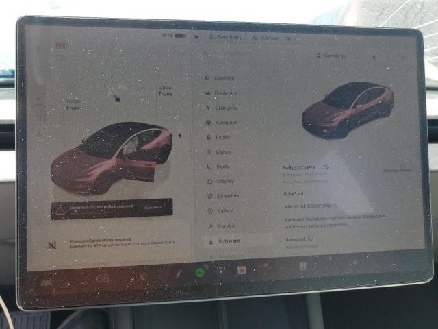 5YJ3E1EB6SF929872 - 2025 TESLA MODEL 3 Boz foto 9