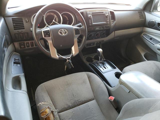 5TFTX4CNXDX023578 - 2013 TOYOTA TACOMA ACCESS CAB ვერცხლისფერი ფოტო 8