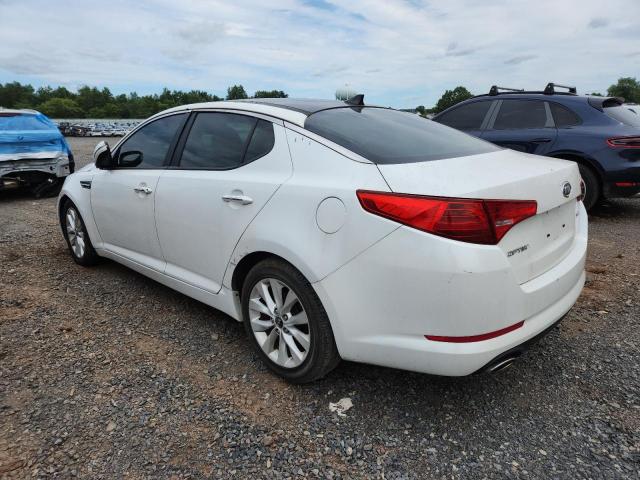 KNAGN4A70B5085685 - 2011 KIA OPTIMA EX WHITE photo 2