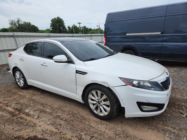 KNAGN4A70B5085685 - 2011 KIA OPTIMA EX WHITE photo 4