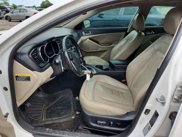 KNAGN4A70B5085685 - 2011 KIA OPTIMA EX WHITE photo 7
