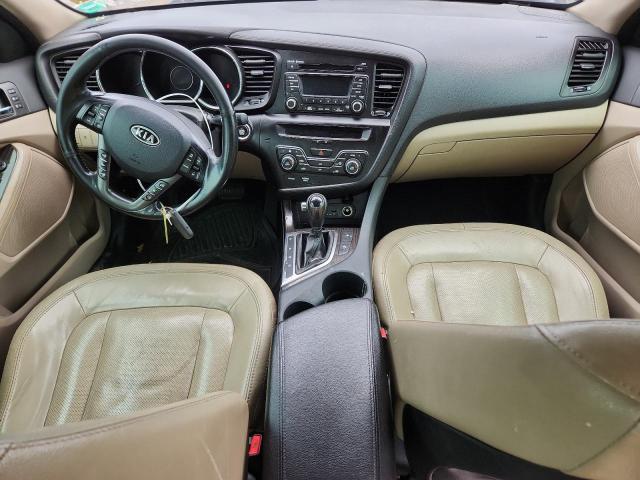 KNAGN4A70B5085685 - 2011 KIA OPTIMA EX WHITE photo 8