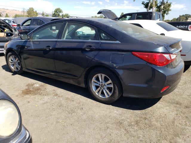 5NPEB4AC9EH838506 - 2014 HYUNDAI SONATA GLS BLUE photo 2