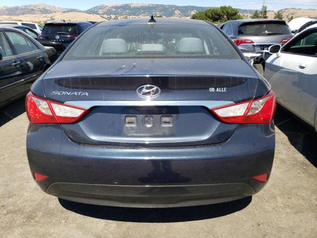 5NPEB4AC9EH838506 - 2014 HYUNDAI SONATA GLS BLUE photo 6