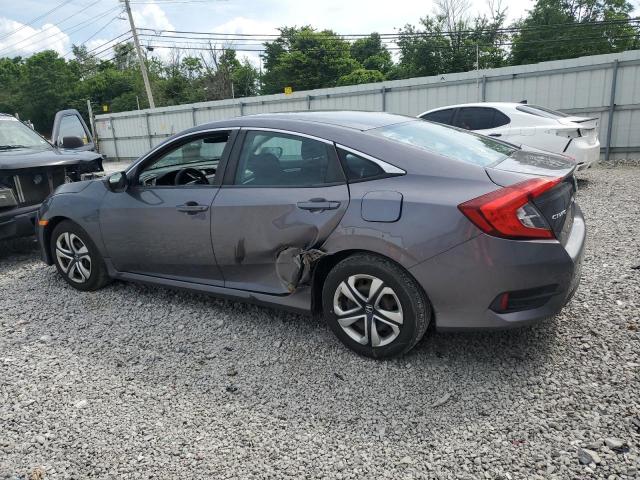 19XFC2F55JE002898 - 2018 HONDA CIVIC LX GRAY photo 2