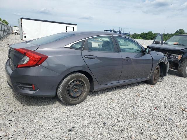 19XFC2F55JE002898 - 2018 HONDA CIVIC LX GRAY photo 3