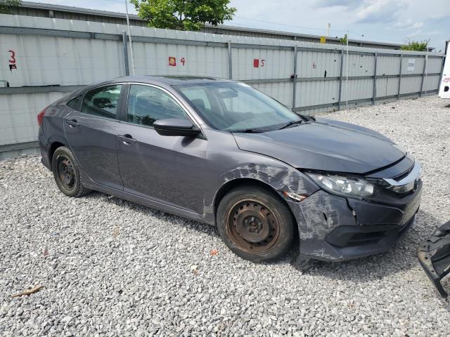 19XFC2F55JE002898 - 2018 HONDA CIVIC LX GRAY photo 4