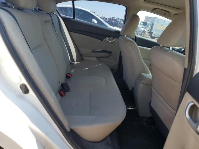 2HGFB2F83DH505255 - 2013 HONDA CIVIC EX WHITE photo 10