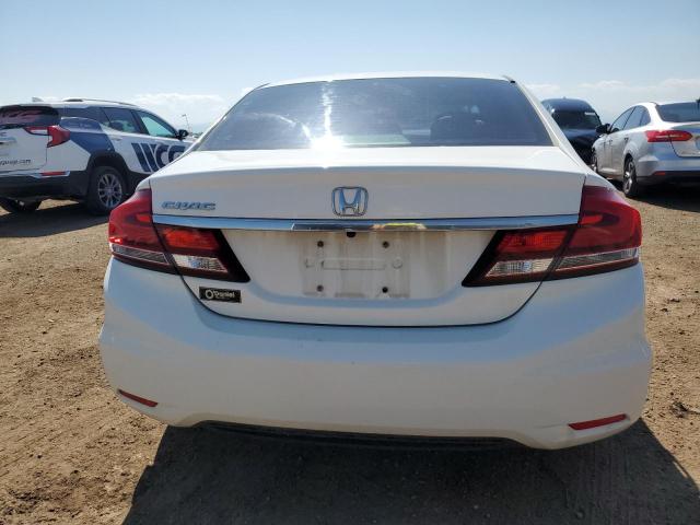 2HGFB2F83DH505255 - 2013 HONDA CIVIC EX WHITE photo 6