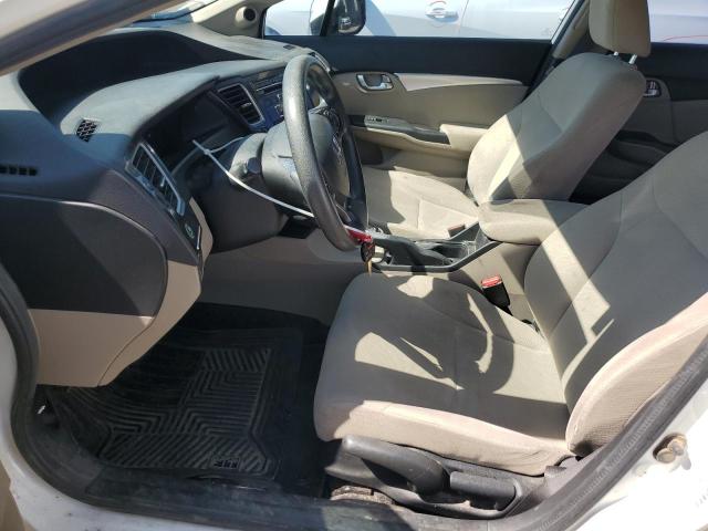 2HGFB2F83DH505255 - 2013 HONDA CIVIC EX WHITE photo 7
