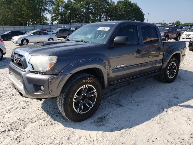 5TFJU4GN8DX045783 - 2013 TOYOTA TACOMA DOUBLE CAB PRERUNNER GRAY photo 1