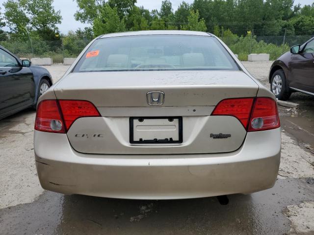 1HGFA16558L048931 - 2008 HONDA CIVIC LX TAN photo 6