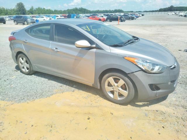 KMHDH4AE8CU350917 - 2012 HYUNDAI ELANTRA GLS GRAY photo 4