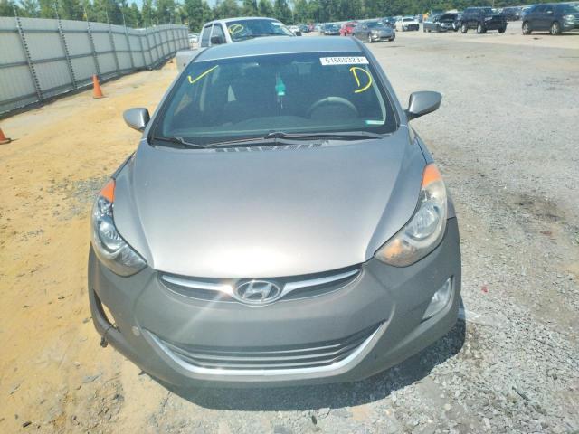 KMHDH4AE8CU350917 - 2012 HYUNDAI ELANTRA GLS GRAY photo 5