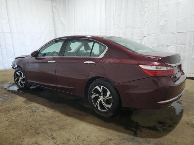 1HGCR2F37HA063992 - 2017 HONDA ACCORD LX BURGUNDY photo 2