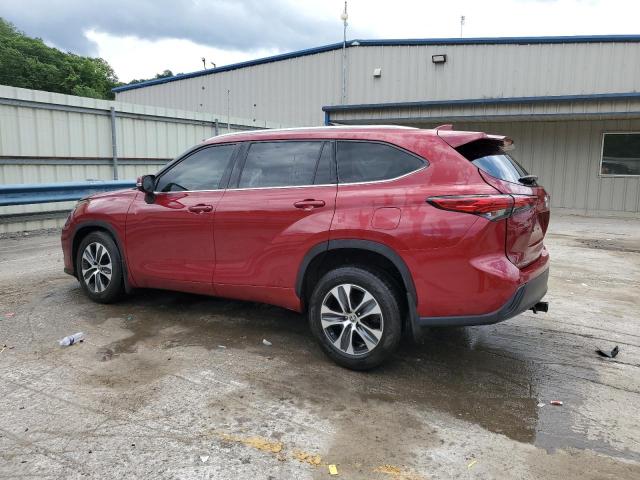 5TDHZRBH4MS528305 - 2021 TOYOTA HIGHLANDER XLE RED photo 2