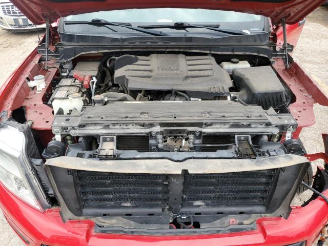 1N6AA1EE4MN508036 - 2021 NISSAN TITAN S RED photo 11