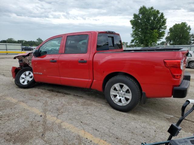 1N6AA1EE4MN508036 - 2021 NISSAN TITAN S RED photo 2