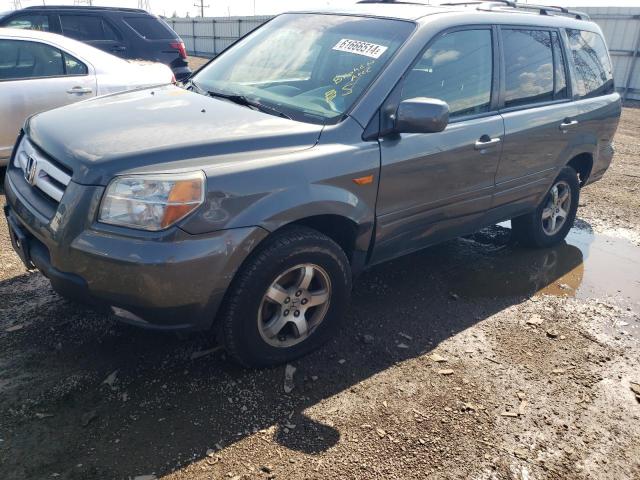 5FNYF28547B040591 - 2007 HONDA PILOT EXL GRAY photo 1