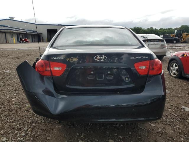 KMHDU46D97U042432 - 2007 HYUNDAI ELANTRA GLS BLACK photo 6