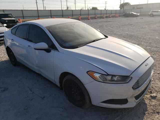 3FA6P0G73ER338899 - 2014 FORD FUSION S WHITE photo 4