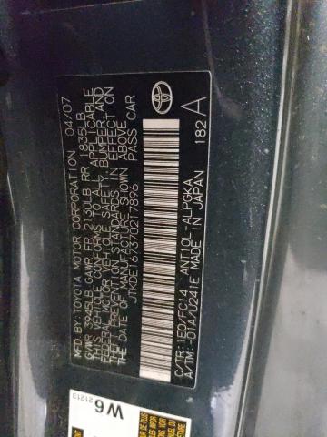 JTKDE167370217896 - 2007 TOYOTA SCION TC 灰色 照片 12