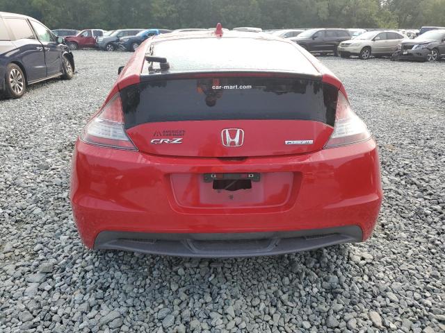 JHMZF1C45BS015903 - 2011 HONDA CR-Z RED photo 6