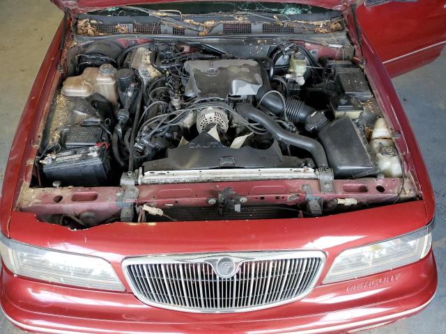 2MELM74WXTX682396 - 1996 MERCURY GRAND MARQ GS MAROON photo 11