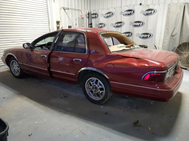 2MELM74WXTX682396 - 1996 MERCURY GRAND MARQ GS MAROON photo 2