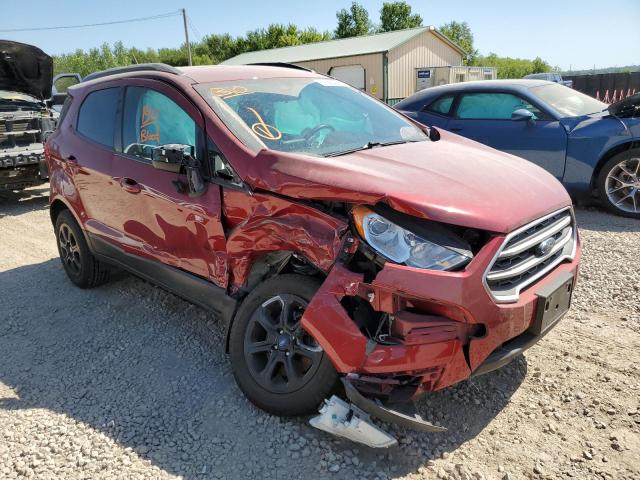 MAJ3P1TE7JC165524 - 2018 FORD ECOSPORT SE RED photo 4