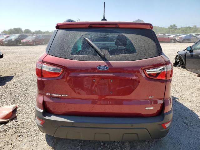 MAJ3P1TE7JC165524 - 2018 FORD ECOSPORT SE RED photo 6