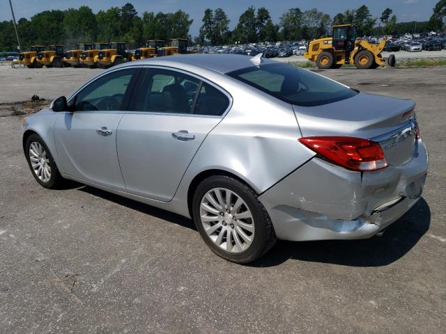 2G4GS5EV0D9250274 - 2013 BUICK REGAL PREMIUM SILVER photo 2