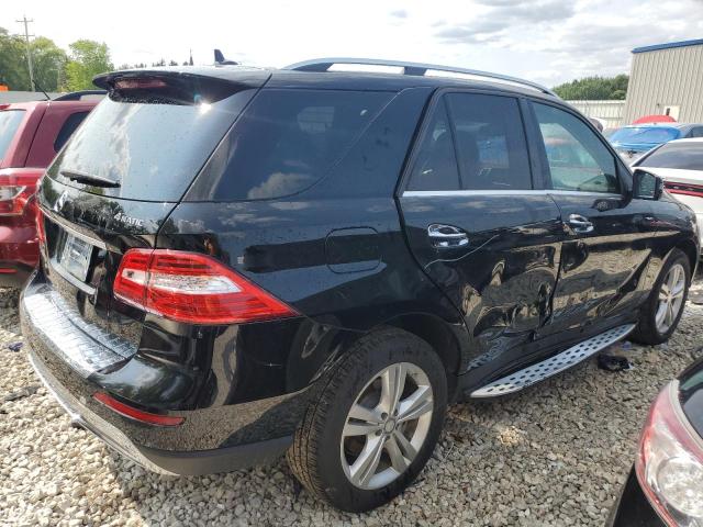 4JGDA5HB2EA369800 - 2014 MERCEDES-BENZ ML 350 4MATIC BLACK photo 3