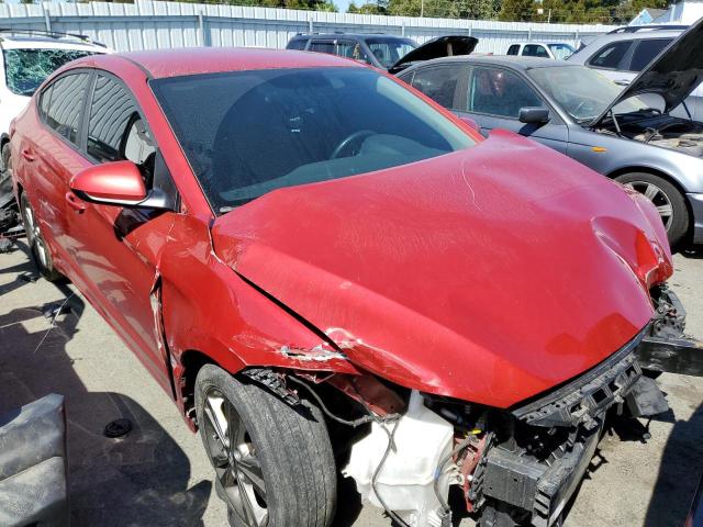 5NPD84LF4HH039304 - 2017 HYUNDAI ELANTRA SE RED photo 4