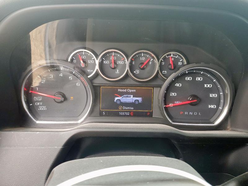 1GCPWCED4LZ215326 - 2020 CHEVROLET SILVERADO C1500 LT ვერცხლისფერი ფოტო 9