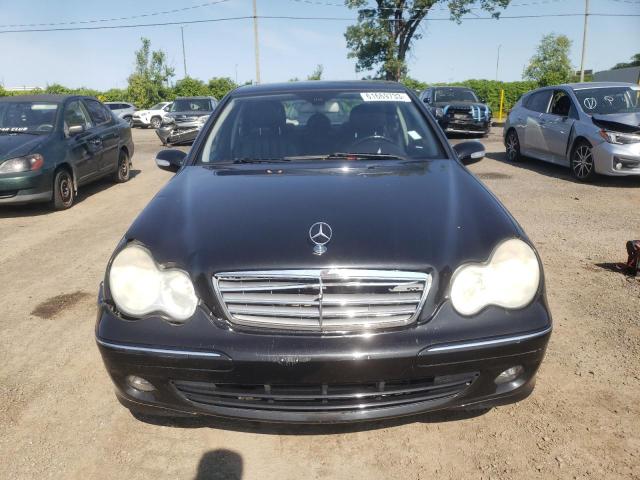 WDBRF52HX7F903249 - 2007 MERCEDES-BENZ C 230 BLACK photo 5