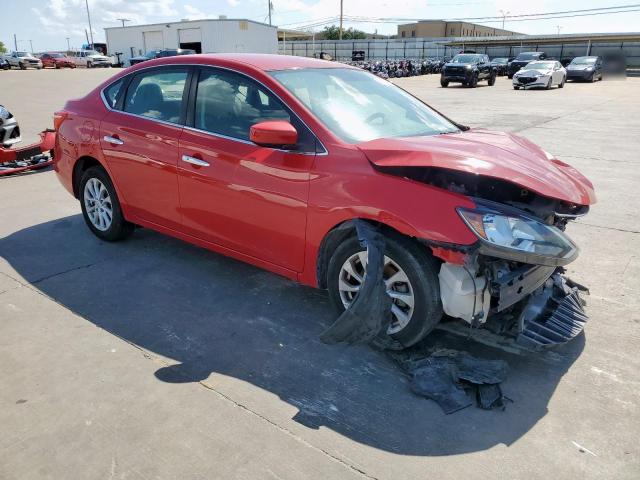 3N1AB7AP0JY286056 - 2018 NISSAN SENTRA S 红色 照片 4